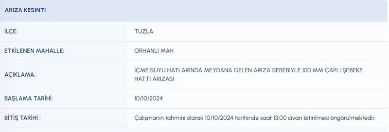 İstanbul’da 10 Ekim (bugün) su kesintisi! Susuz kalmayın! İSKİ uyardı! Tedbirinizi alın! - Resim: 12