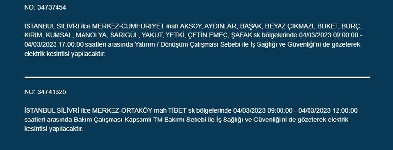 İstanbul’da büyük elektrik kesintisi olacak! BEDAŞ elektrik kesintilerini duyurdu - Resim: 28