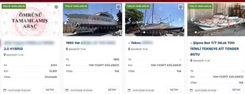 Lüks otomobil, tekne, kamyon ne ararsan var! Kapış kapış gidiyor! Fiyatlar 60 bin TL'den başlıyor! - Resim: 5