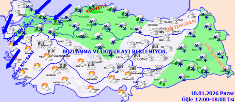 Meteoroloji, Valilik ve AKOM’dan kar uyarısı: İstanbul için saat verildi - Resim: 5