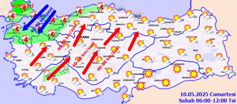 Hafta sonu hava nasıl olacak? Meteoroloji'den üç büyük il için uyarı! - Resim: 1