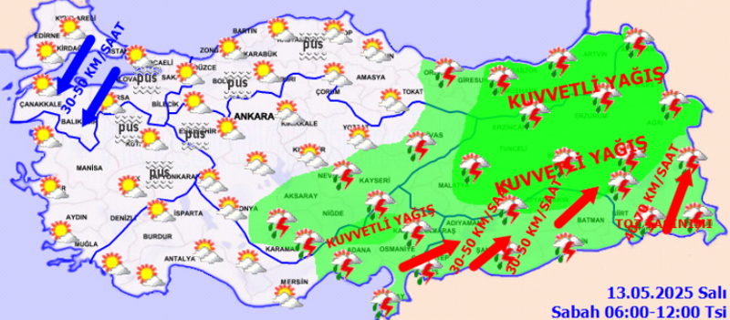 Meteoroloji'den 25 il için sarı kodlu uyarı: Kuvvetli sağanak geliyor, dikkatli olun! - Resim: 1