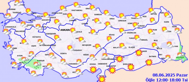 Afrika sıcakları bunaltırken, o bölgeler için sağanak uyarısı geldi! İşte bayramın 3. günü il il hava durumu raporu - Resim: 2