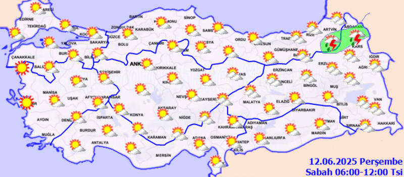 Bir yanda kavurucu sıcaklar yakarken, Meteoroloji'den o bölgeler için sağanak yağış uyarısı! - Resim: 1