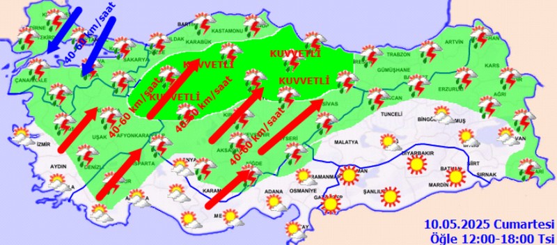 Hafta sonu hava nasıl olacak? Meteoroloji'den üç büyük il için uyarı! - Resim: 2