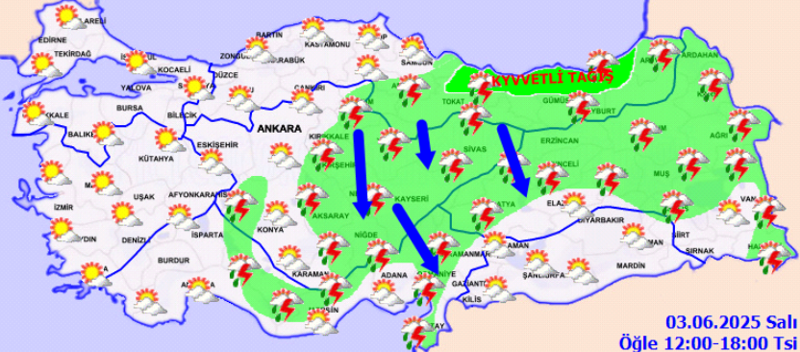 Bugün ve yarın hava nasıl olacak? Meteoroloji hava durumu raporunu açıkladı: İşte beklenen tahminler! - Resim: 2