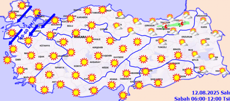 Yangınla mücadele eden bölgelere Meteoroloji'den kötü haber: Şiddetli rüzgara dikkat! - Resim: 1