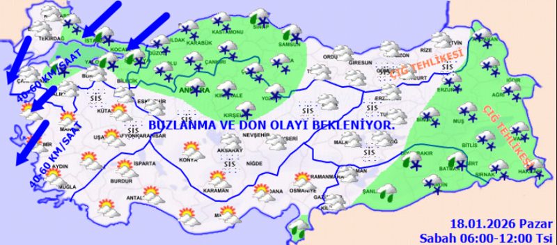 Meteoroloji, Valilik ve AKOM’dan kar uyarısı: İstanbul için saat verildi - Resim: 4