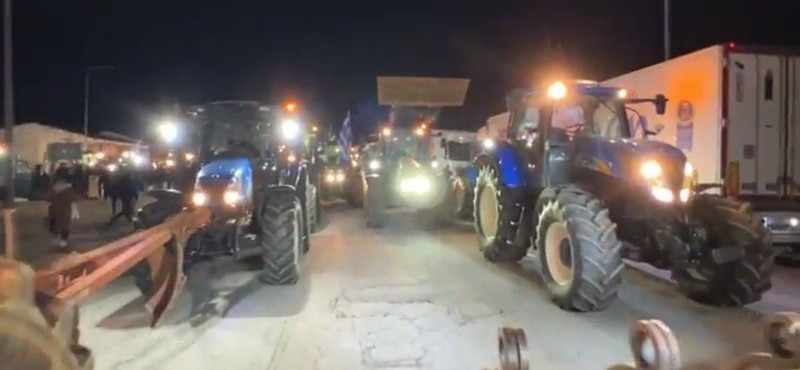Çiftçi eylemi Türkiye sınırını kilitledi! - Resim: 1