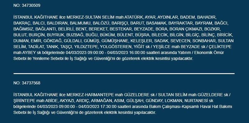 İstanbul’da büyük elektrik kesintisi olacak! BEDAŞ elektrik kesintilerini duyurdu - Resim: 23