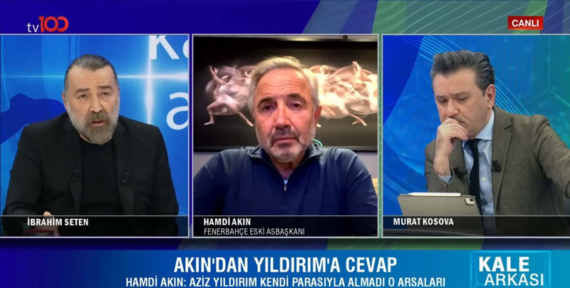 tv100’e konuştu! Eski Fenerbahçe Asbaşkanı Hamdi Akın’dan Aziz Yıldırım’a cevap! Mourinho'nun tazminatını ödedi mi? - Resim: 1