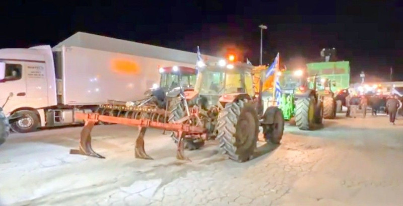 Çiftçi eylemi Türkiye sınırını kilitledi! - Resim: 4