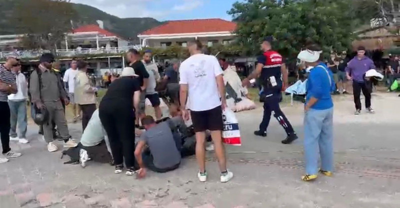 Havada panik anları! Yaralılar var - Resim: 4