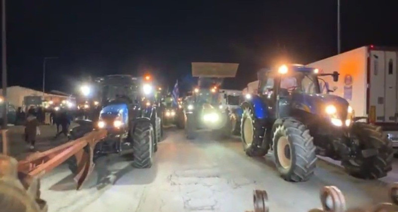 Çiftçi eylemi Türkiye sınırını kilitledi! - Resim: 2