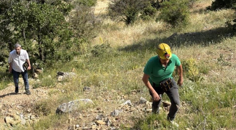 Çorum'da define aramak için girdiği mağarada dehşeti yaşamıştı! Ekipler aşağıda korkunç şeyi keşfetti - Resim: 3