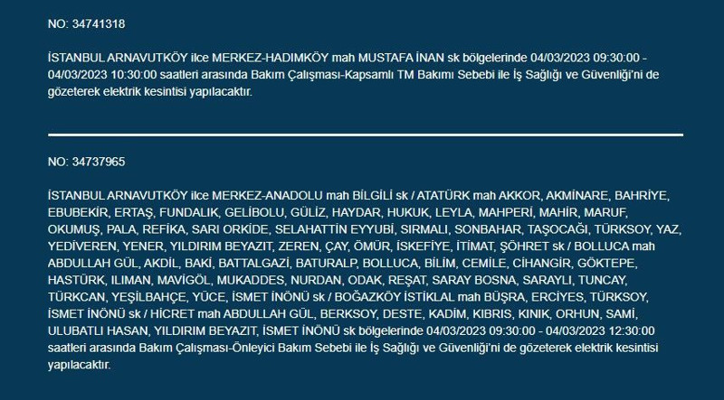 İstanbul’da büyük elektrik kesintisi olacak! BEDAŞ elektrik kesintilerini duyurdu - Resim: 5