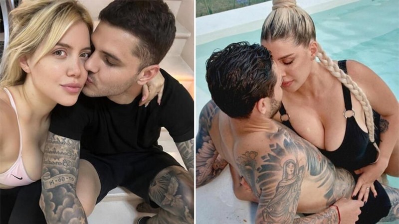 Galatasaraylı Mauro Icardi'yi terk etmişti! Wanda Nara'dan üstsüz pozlar peş peşe geldi, çıplak bir şekilde yatağa sere serpe uzandı - Resim: 1