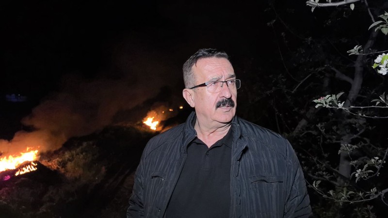 Bursa'da sıcaklık 0'ın altına düştü, çiftçiler tarlalarını ateşe verdi - Resim: 2