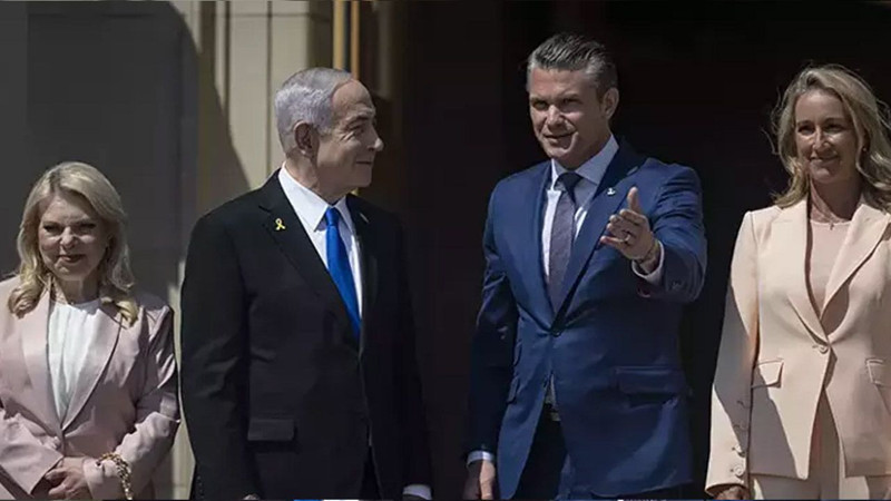 Netanyahu Pentagon'da! İlk görüntüler geldi: Neler konuşulacak? - Resim: 4