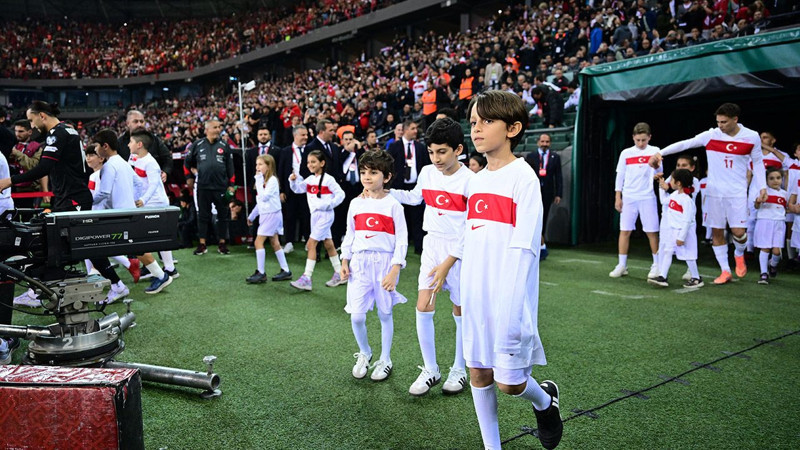 A Milli Takım'dan Gürcistan maçında anlamlı hareket! Filistin'in sesi oldular - Resim: 4