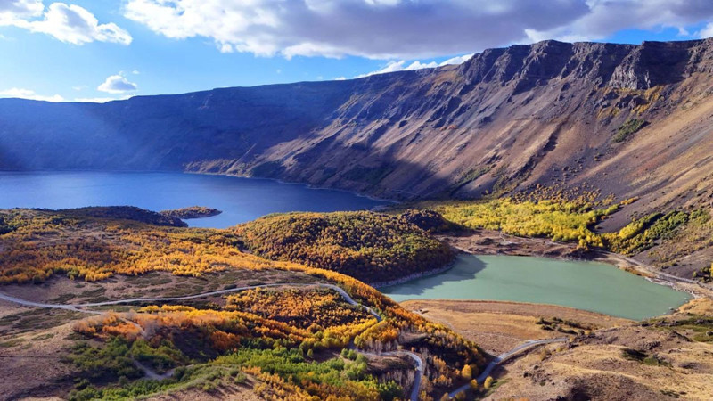 Dağların kalbinde renk şöleni! Nemrut’ta sonbahar zamanı görenleri büyülüyor - Resim: 1