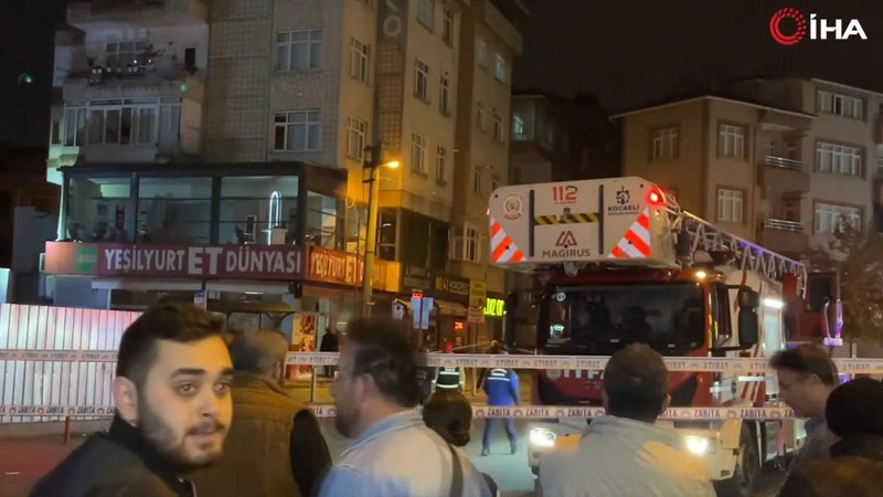 Gebze'de korku dolu anlar! Bir binada çatırtı sesleri geldi: Çok sayıda ekip sevk edildi - Resim: 3