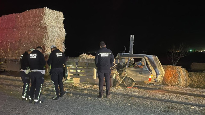 Otomobil tıra ok gibi saplandı! Karı koca ölüme birlikte gitti - Resim: 2