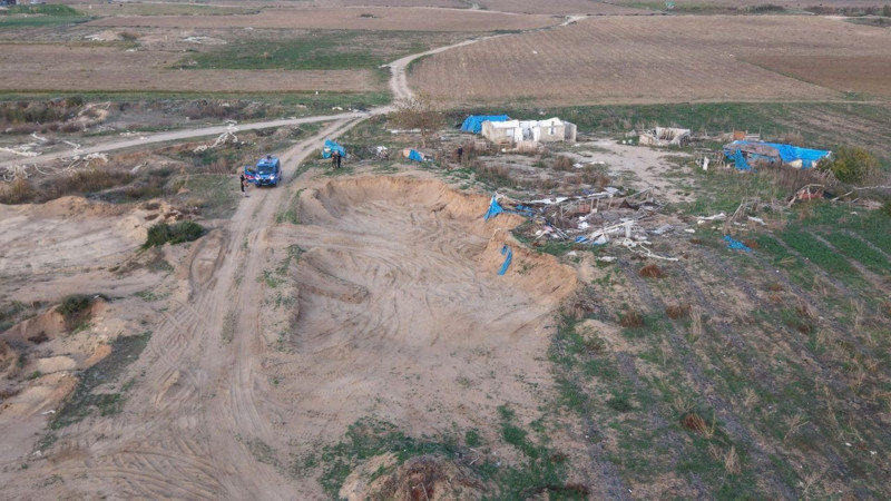 Kum hırsızları sahilleri talan etti: Bölge dronla görüntülendi! - Resim: 7