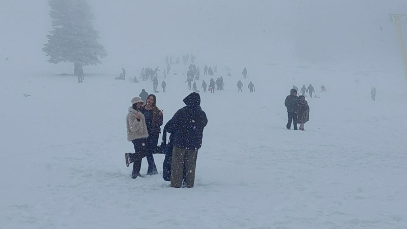 Uludağ'da kar kalınlığı 60 santimetreyi geçti - Resim: 3