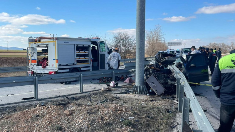 Karaman’da bariyer otomobile ok gibi saplandı! Aileden kahreden haber geldi - Resim: 2