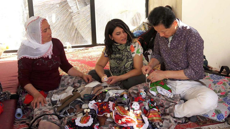 Japon sanatçı 12 bin kilometre yol geldi! Soğanlı’da bez bebek yaptı - Resim: 3