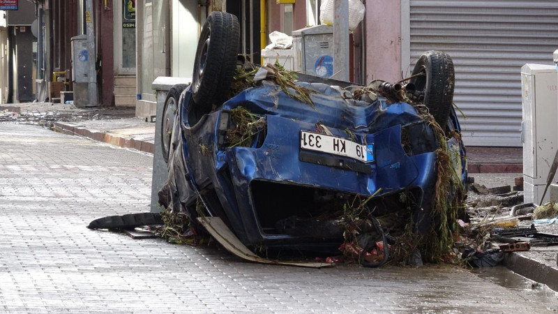 Samsun'daki sel felaketin boyutu gün ağarınca ortaya çıktı! İlçe halkı kabusu yaşadı - Resim: 2