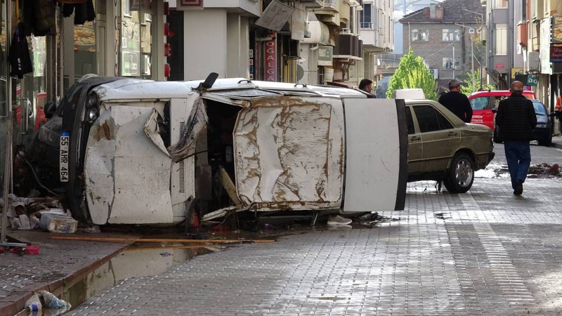 Samsun'daki sel felaketin boyutu gün ağarınca ortaya çıktı! İlçe halkı kabusu yaşadı - Resim: 8