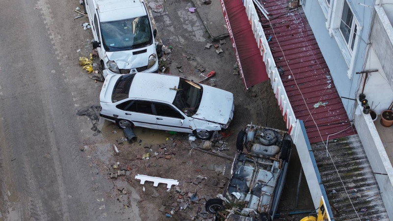 Samsun'daki sel felaketin boyutu gün ağarınca ortaya çıktı! İlçe halkı kabusu yaşadı - Resim: 4