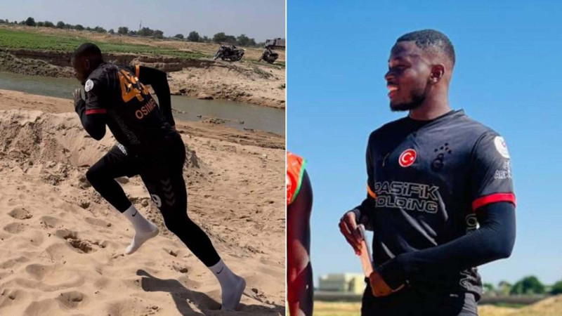 Galatasaray formasıyla antrenman yapması taraftarı kızdırmıştı! Marius Mouandilmadji sessizliğini bozdu - Resim: 2