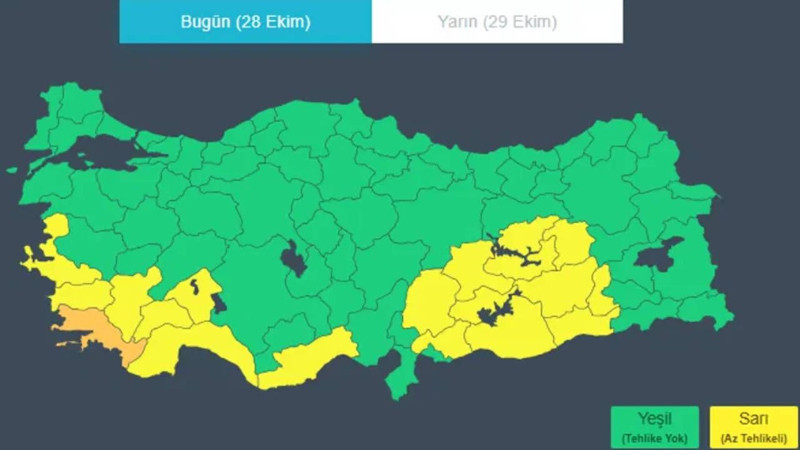 İstanbul için saatli yeni uyarı! Meteoroloji'den turuncu ve sarı kodlu alarm: Sel, fırtına ve sağanak aynı anda geliyor - Resim: 4
