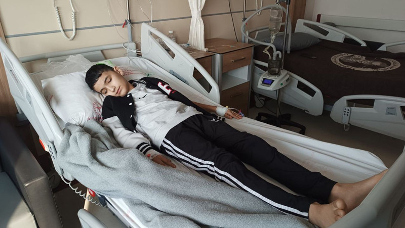 Basit sanıldı, kabusa döndü! 13 yaşındaki Muhammed 52 gündür çare bekliyor - Resim: 2