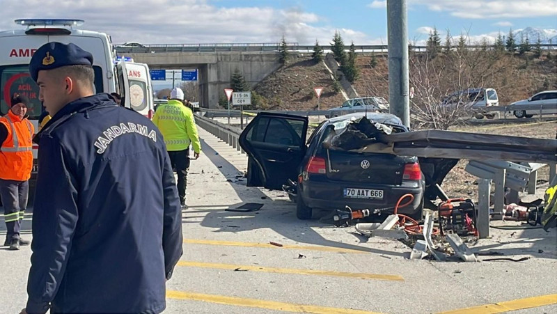 Karaman’da bariyer otomobile ok gibi saplandı! Aileden kahreden haber geldi - Resim: 5