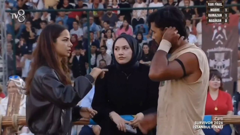 Survivor'da finale damga vuran anlar! Ramazan'ın eşi kıskançlık krizine girdi: Beyza'ya bakışı olay oldu - Resim: 5