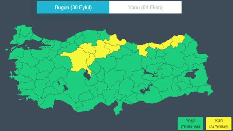 Hava sıcaklığı düşüyor: O bölge için kuvvetli sağanak uyarısı! - Resim: 3