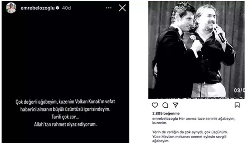 Ani ölümü herkesi üzdü! Volkan Konak için sanat dünyasından taziye mesajları! "Bayram acıya büründü" - Resim: 13