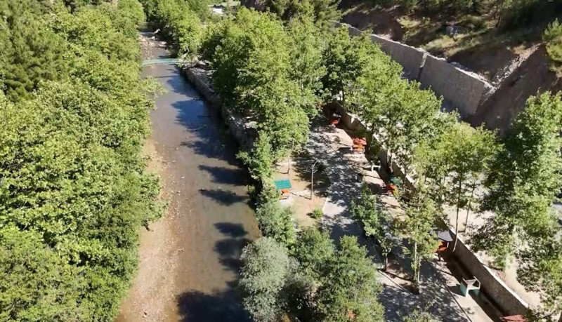 Adana’nın Feke ilçesindeki Farsaklar Kamp ve Mesire Alanı yenilendi, çalışmalar bitme aşamasına geldi - Resim: 2