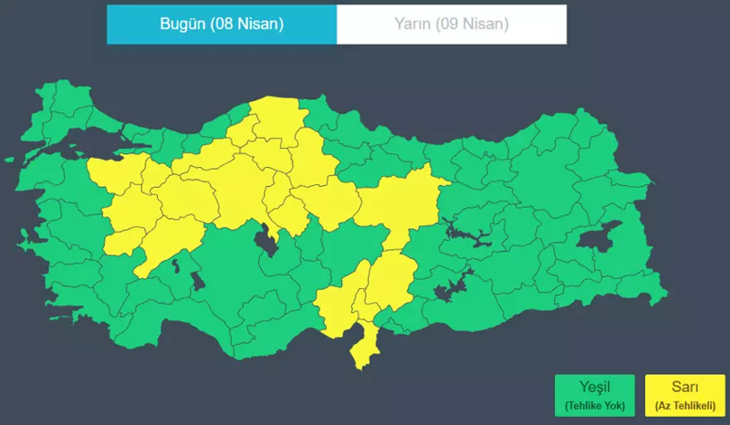 Meteoroloji'den 20 il için sarı kod! Sıcaklık düşecek, kar yağacak! - Resim: 4