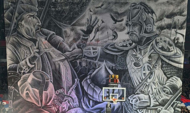 Sırplar haddini aştı! Fenerbahçe- Partizan maçında skandal pankart! Büyük tepki var - Resim: 3