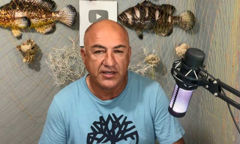 Gökçeada açıklarında 100 kiloluk, 2.5 metrelik dev balık oltaya takıldı, su yüzeyine çıktığında gerçek ortaya çıktı. - Resim: 4