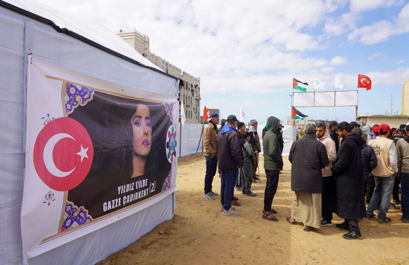 Yıldız Tilbe'den Filistinlilere yaşam alanı! Yeni çadır kent açıldı - Resim: 4