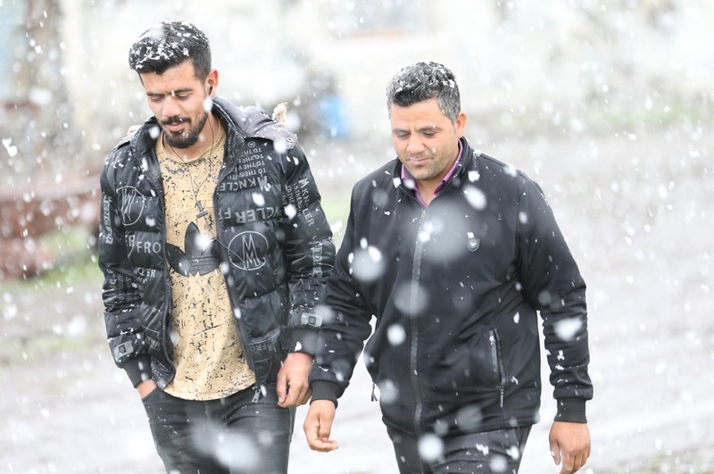 Kars'ta 100'lerce koyunu otlatmaya çıkaran besiciler, yaşadıkları sürprizin ardından acele içinde köye dönmek zorunda kaldı - Resim: 5