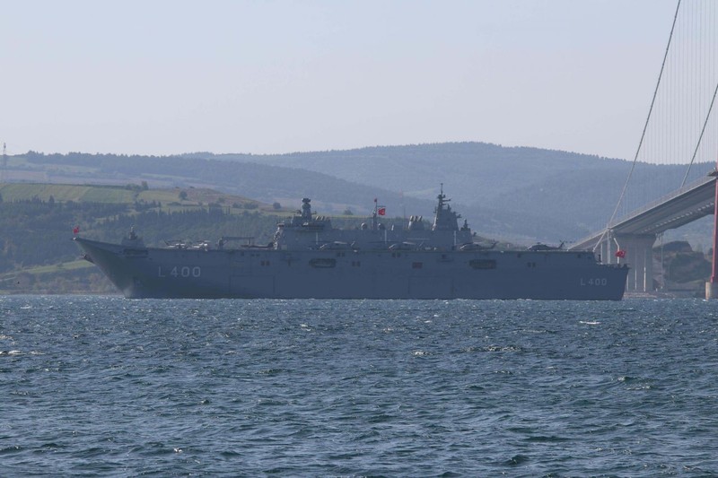 TCG Anadolu, Çanakkale Köprüsü'nün altından geçti - Resim: 5