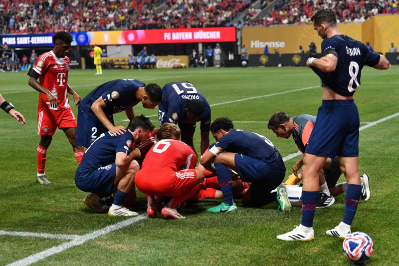PSG- Bayern Münih maçında korkunç sakatlık! Yıldız futbolcu Musiala’dan kahreden haber! - Resim: 5