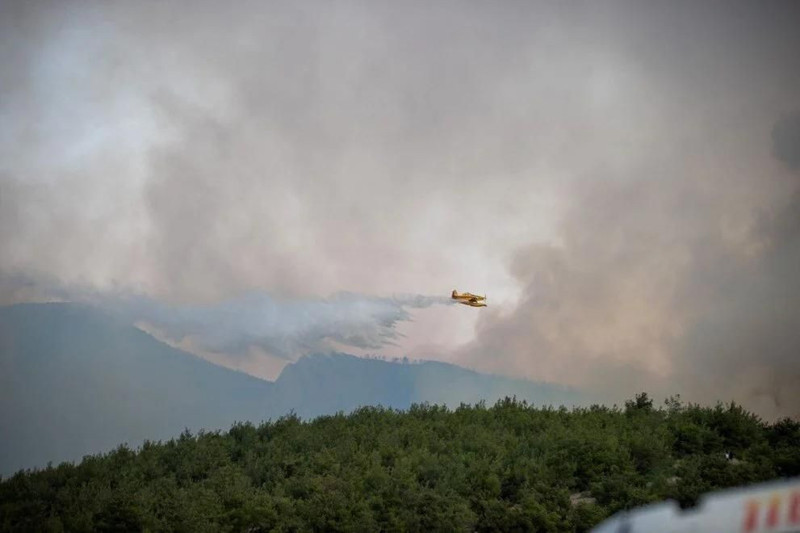 Sabah sönmüştü, akşam tekrar alevlendi: Sakarya-Bilecik hattındaki yangın köyleri tehdit ediyor - Resim: 6